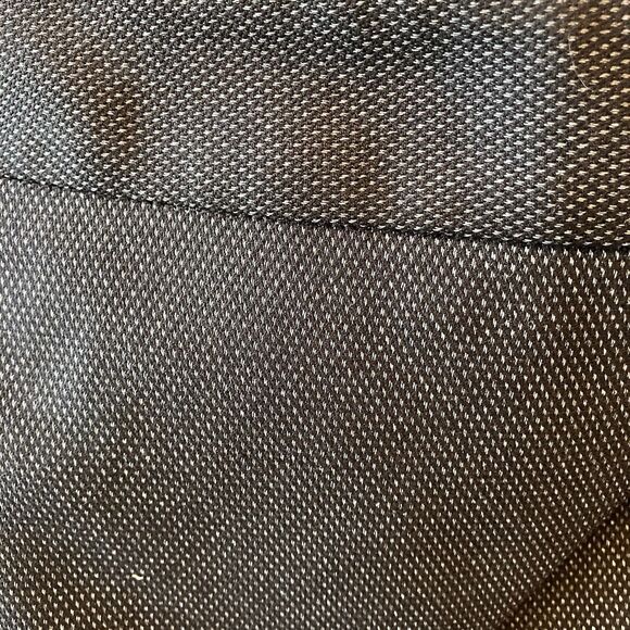 Nine West Skirt Women's Black Twill Pencil Skirt Sz 16 Zip Knee Length Business - Picture 2 of 8